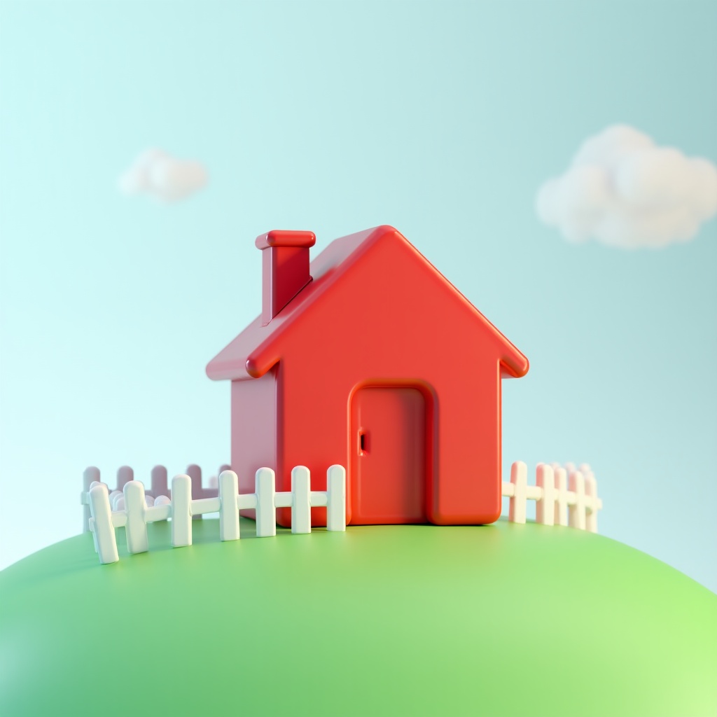 Wohnhaus mit Schlüssel und Kaufvertrag als Sinnbild für die Kaufnebenkosten beim Immobilienkauf